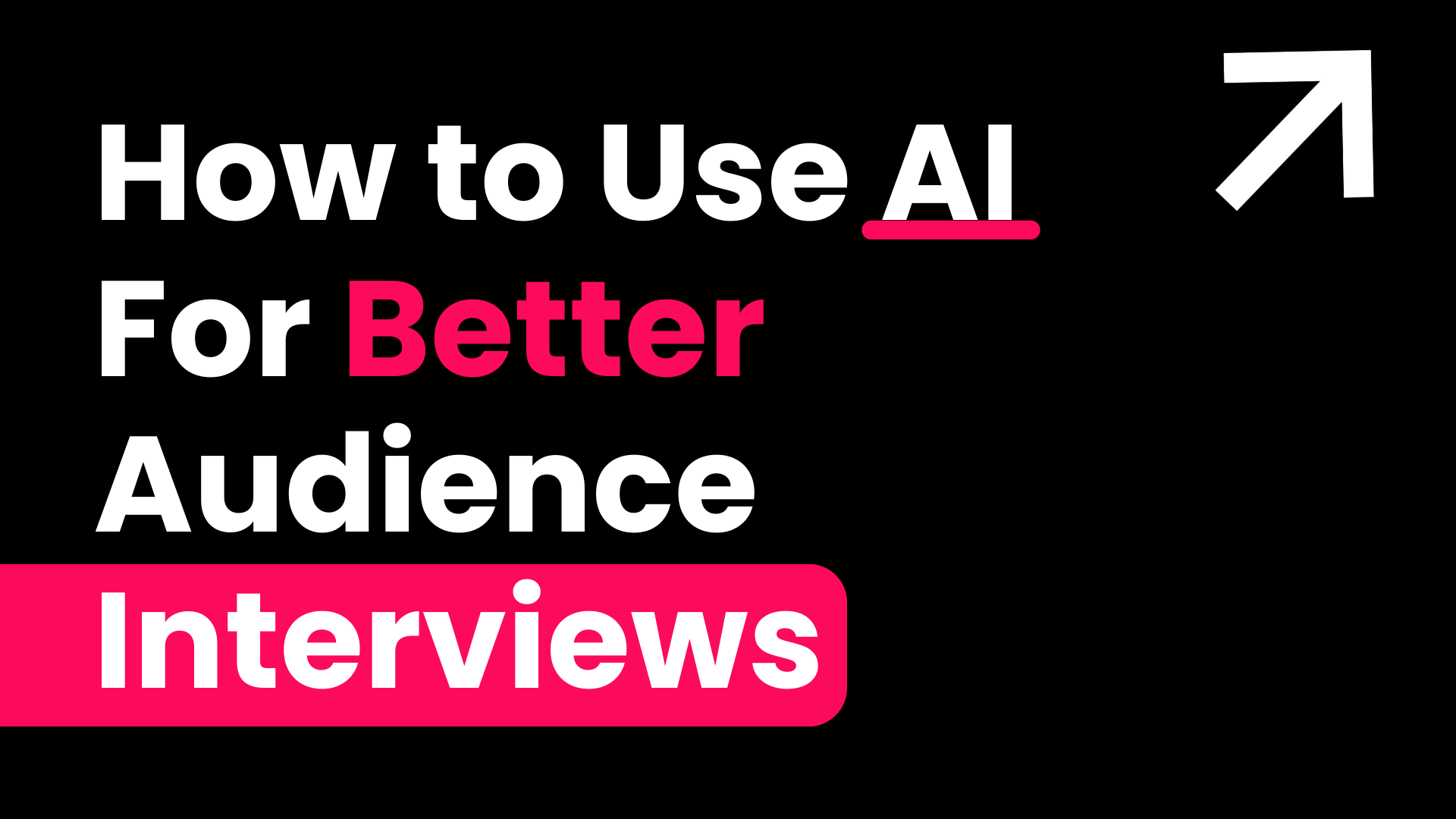How to Up Your Audience Research Game With AI